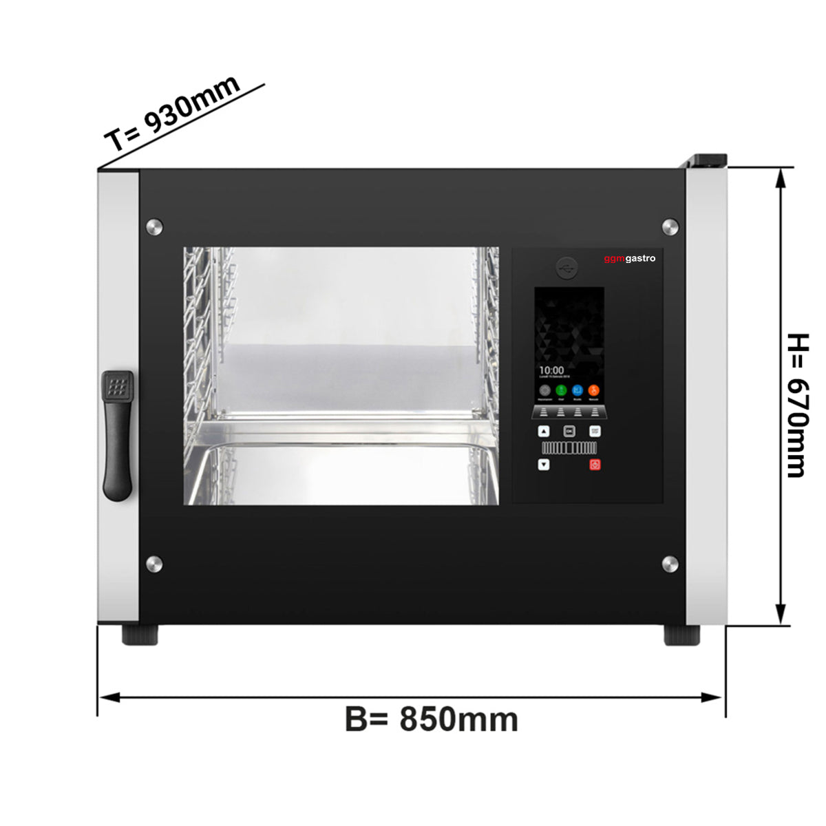 Bageri kombiovn - Touch - 4x EN 60x40