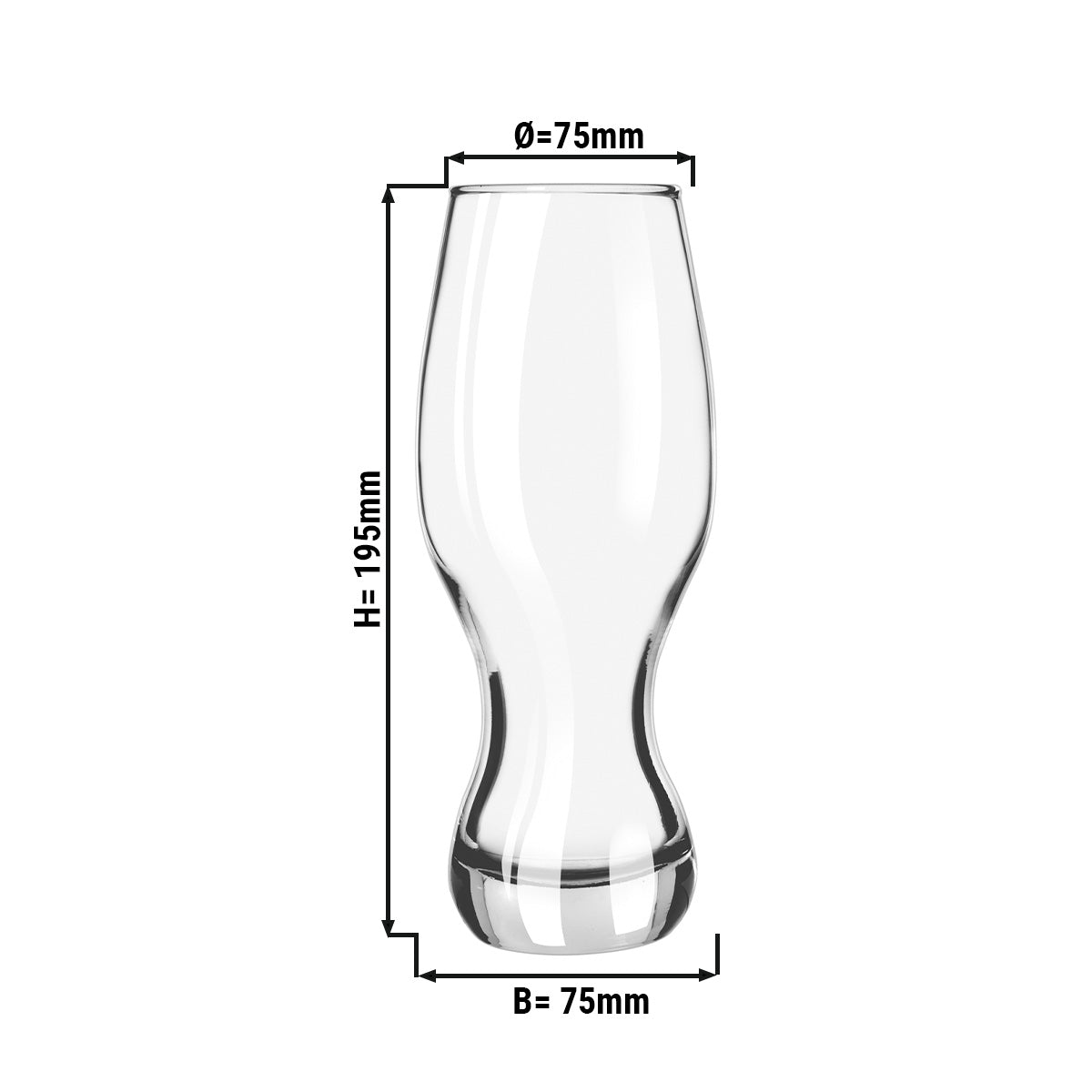 (6 stk.) Ølglas - MUNICH - 480 ml