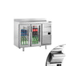 Backbar Premium PLUS -  med 2 Glasdøre og Knockbox Skuffe