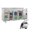 Backbar Premium PLUS -  med 4 Glasdøre og Knockbox Skuffe