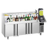 Backbar - 1,6 x 0,6 m - 235 Liter - med 3 Døre og Hylder