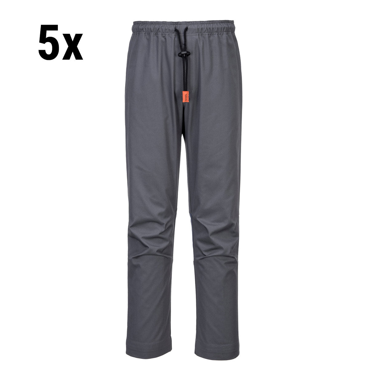 (5 stk.) MeshAir Pro bukser med taljebånd - Grå - Størrelse: 3XL