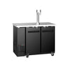Fustagekøler med taphane - 2 taphaner - 2x 50 l fustager - 1240x620 mm