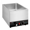 Elektrisk bain-marie - 340 mm - 1,2 kW - GN 1/1 H200 mm - med aftapningshane