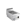 Bain marie, bordmodel – elektrisk - 1,2 kW - 1x GN 1/1 eller 2x GN 1/2 - med afløbshane