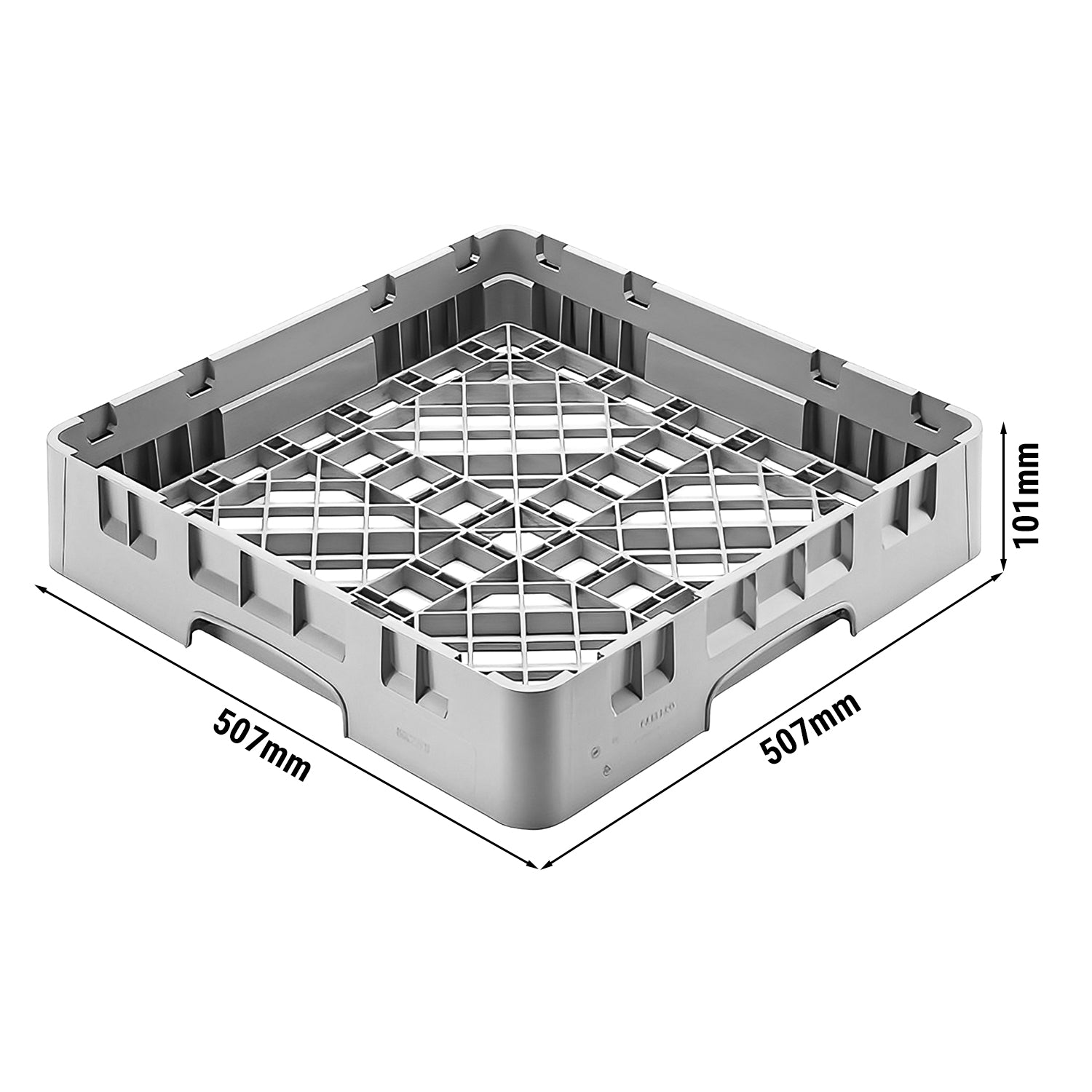 CAMBRO | CAMRACK® Basic Indbygningskurv - blød grå