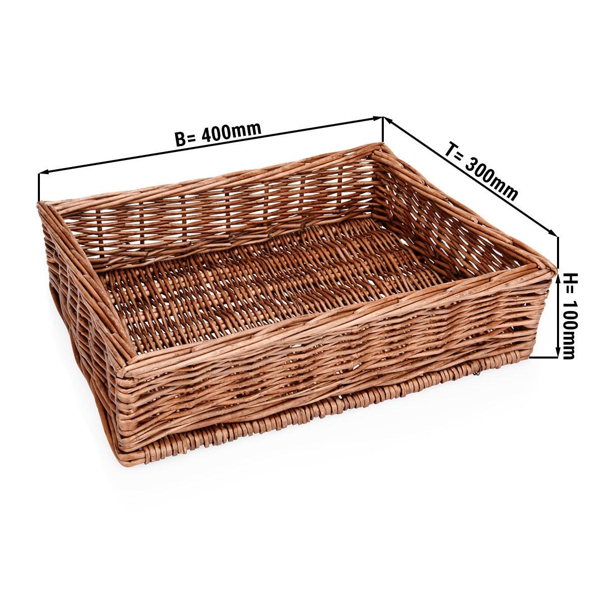 Brød/bollekurv - 40 x 30 cm