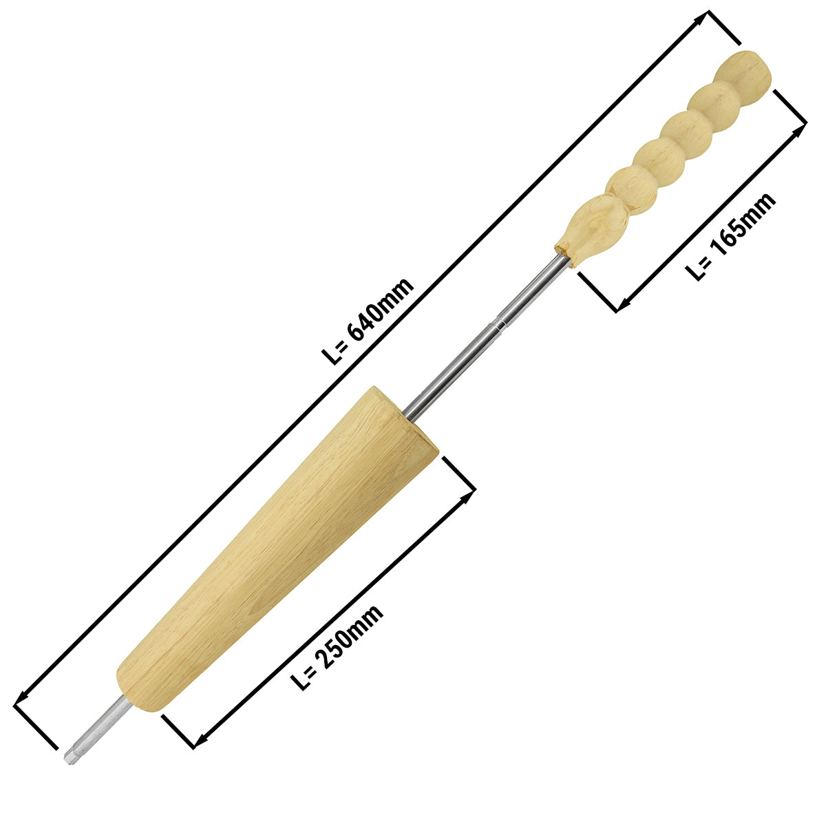 Baumstriezel-maskine - inkl. 16 lige bageruller