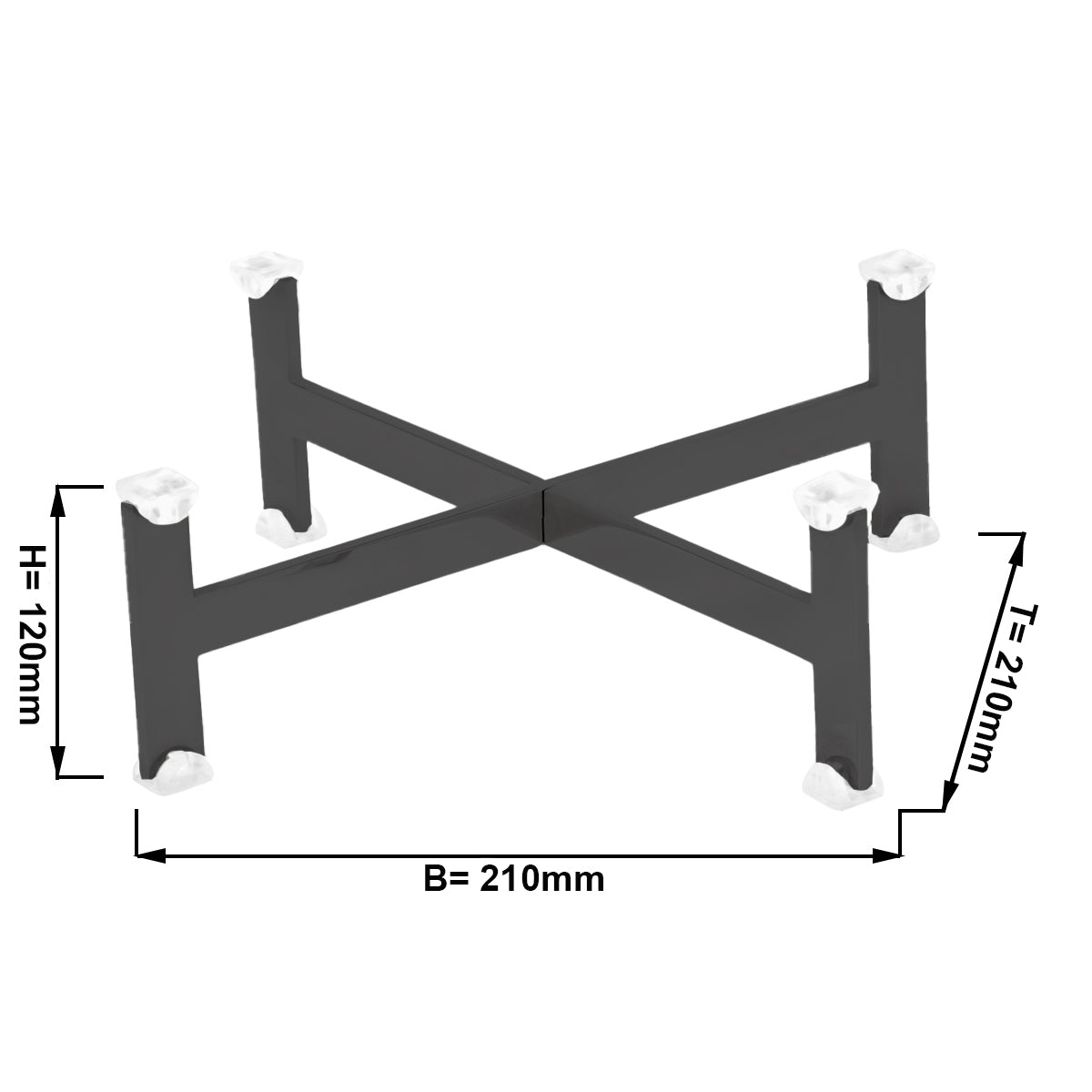 Buffetstativ - Højde: 12 cm