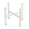 Opsats - hvid pulverlakeret rustfrit stål - 210x210 mm - Højde: 170 mm
