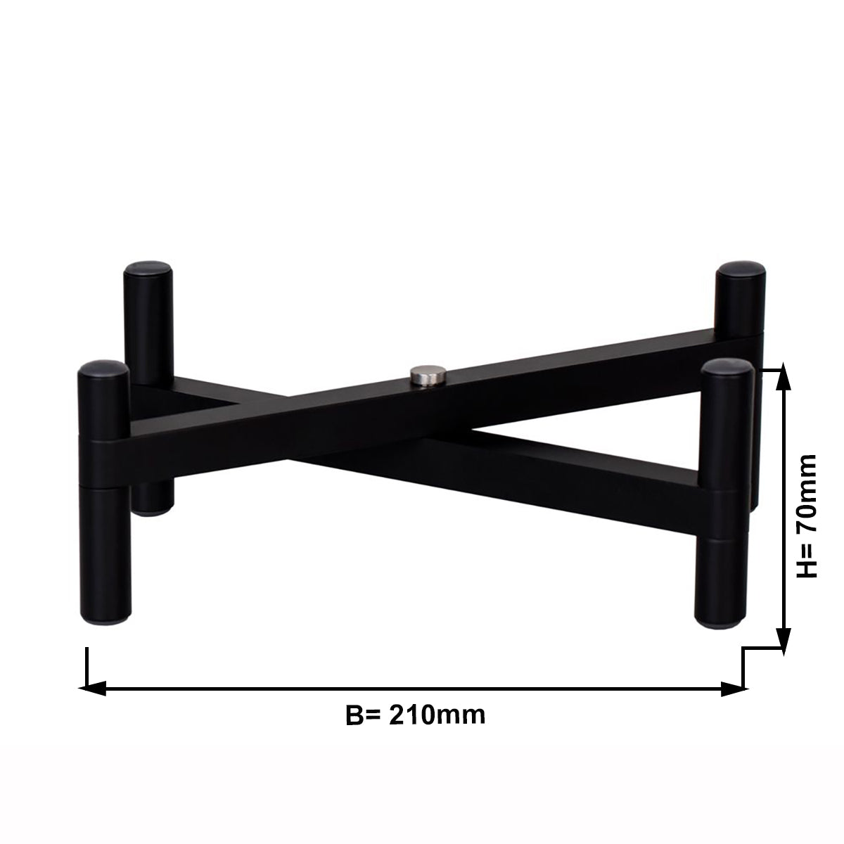 (3 stk) Buffetstativ - Højde: 7 cm