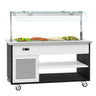 Kølebuffet - 1,6 x 0,8 m - 4x GN 1/1
