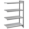 CAMBRO | Camshelving® - Basics Plus - Tillægshylde - 870 mm - med 4 lukkede hylder