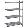 CAMBRO | Camshelving® - Basics Plus - tillægshylde - 718 mm - med 4 hylder med slidser