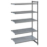 CAMBRO | Camshelving® - Basics Plus - tillægshylde - 1023 mm - med 4 slidser og 1 lukket hylde