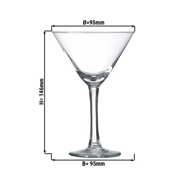 (6 stk.) Cocktailglas - PARIS - 190 ml