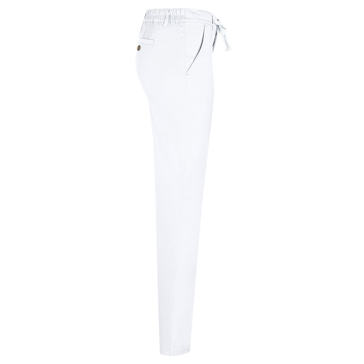 (6 stk) Karlowsky - Damebukser Chinos Modern-Stretch -Hvid- Str. 46