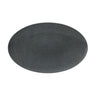 (2 stk.) SELTMANN WEIDEN | Oval tallerken - 400x255 mm - Antracit