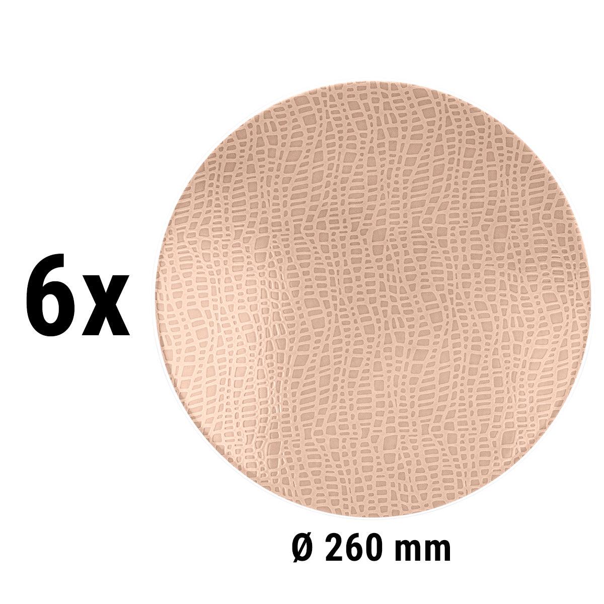 (6 stk.) Seltmann Weiden - Kupletallerken flad - Ø 26 cm