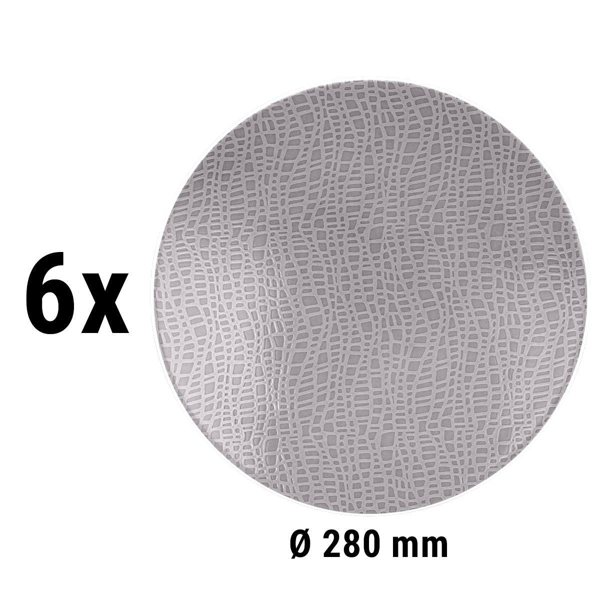 (6 stk.) Seltmann Weiden - Kupletallerken flad - Ø 28 cm