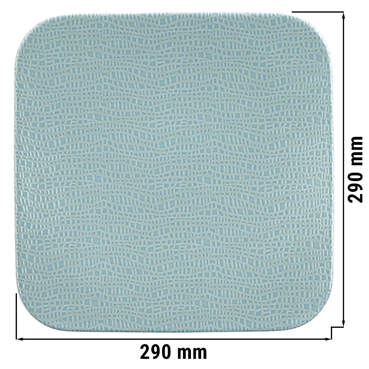 (4 stk.) Seltmann Weiden - Kup-plade flad kantet - 29 x 29 cm