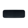 (2 stk.) SELTMANN WEIDEN | Flad rektangulær tallerken - 380x140 mm - Sort
