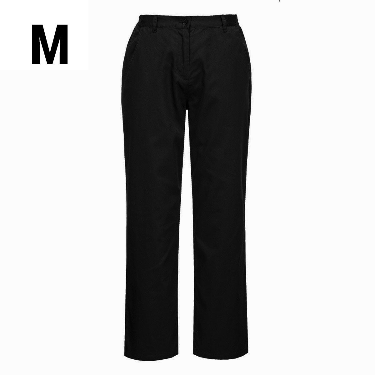 (5 stk.) Basic bukser til madlavning til damer - Sort - Størrelse: M