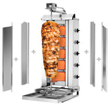 Kebabsteger - 5 brændere (mobil) / max. 80 kg - inkl. Beskyttelsesplade