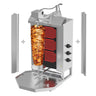 Kebabsteger/kebabgrill 3 brænder - maks. 40 kg - inkl. 2 Dør