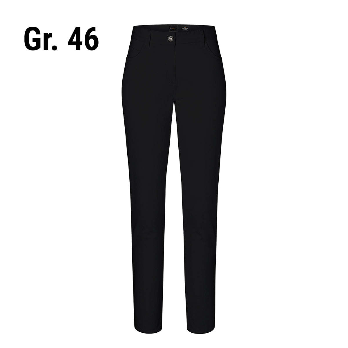 (6 stk.) Karlowsky - 5-lomme bukser til damer - Sort - Størrelse: 46