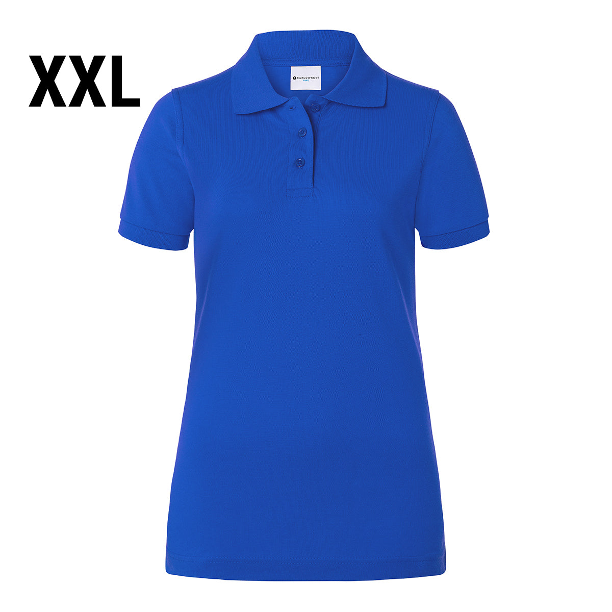 (6 stk) Karlowsky - Workwear Polo Shirt Basic til Damer - Blå - Størrelse: 2XL