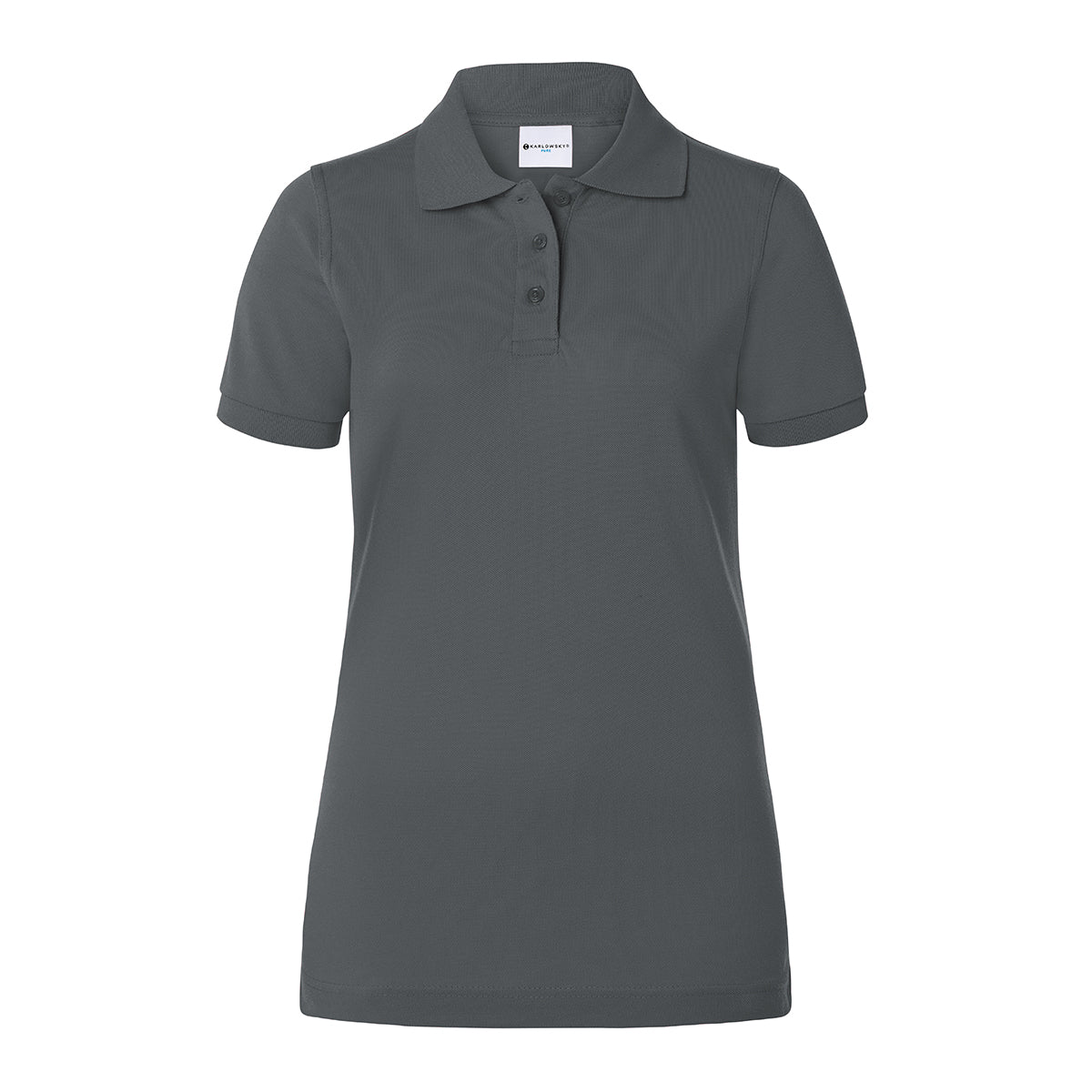 (6 stk) Karlowsky - Workwear Polo Shirt Basic til Damer - Antracit - Størrelse: L
