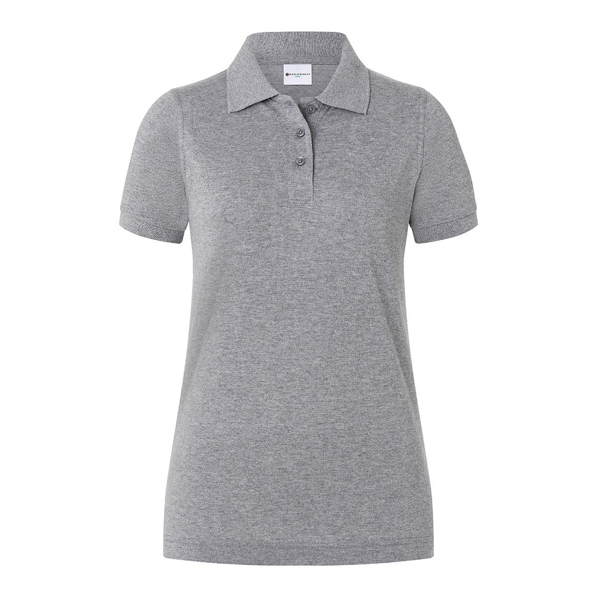 (6 stk) Karlowsky - Workwear Polo Shirt Basic til Damer - Lysegrå - Størrelse: L