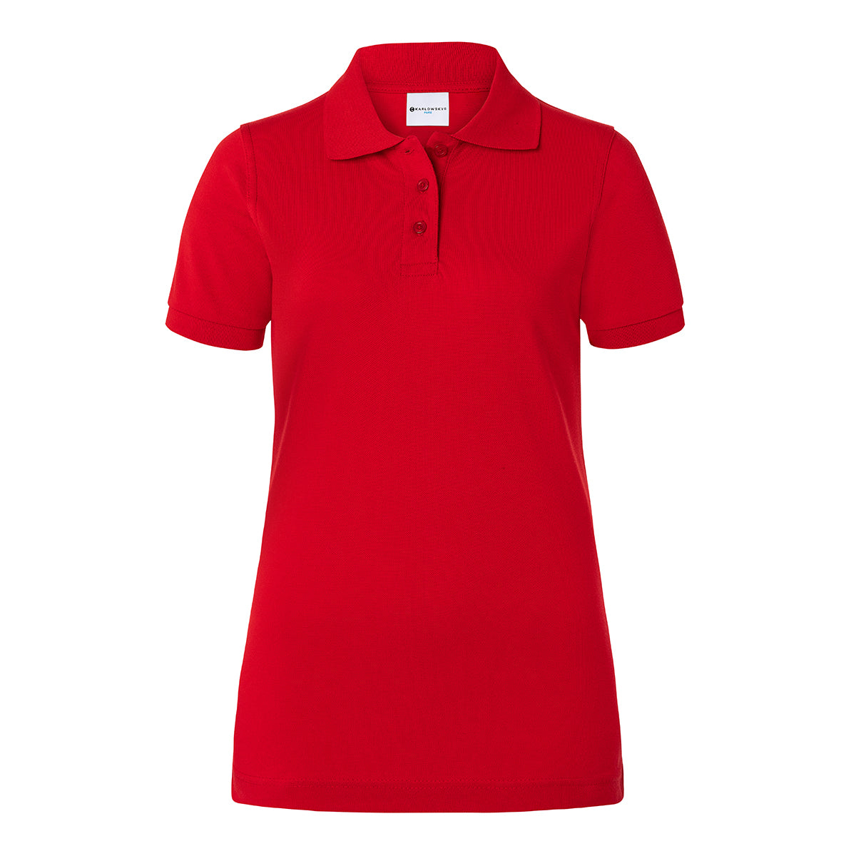 (6 stk) Karlowsky - Workwear Polo Shirt Basic til Damer - Rød - Størrelse: S