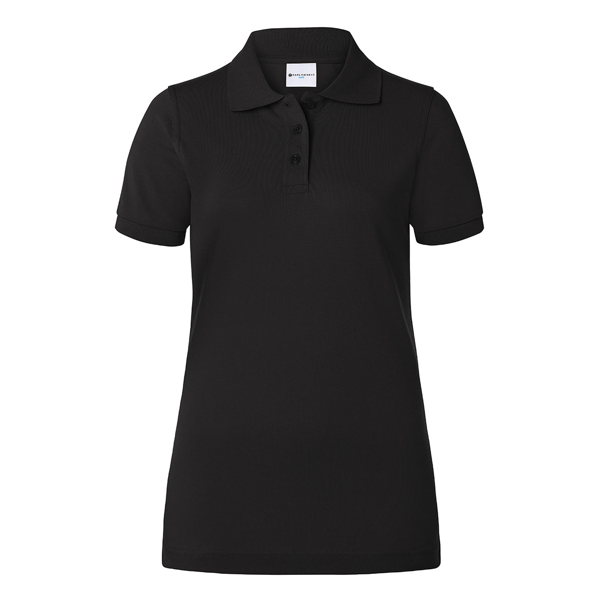 (6 stk) Karlowsky - Workwear Polo Shirt Basic til Damer - Sort - Størrelse: XS