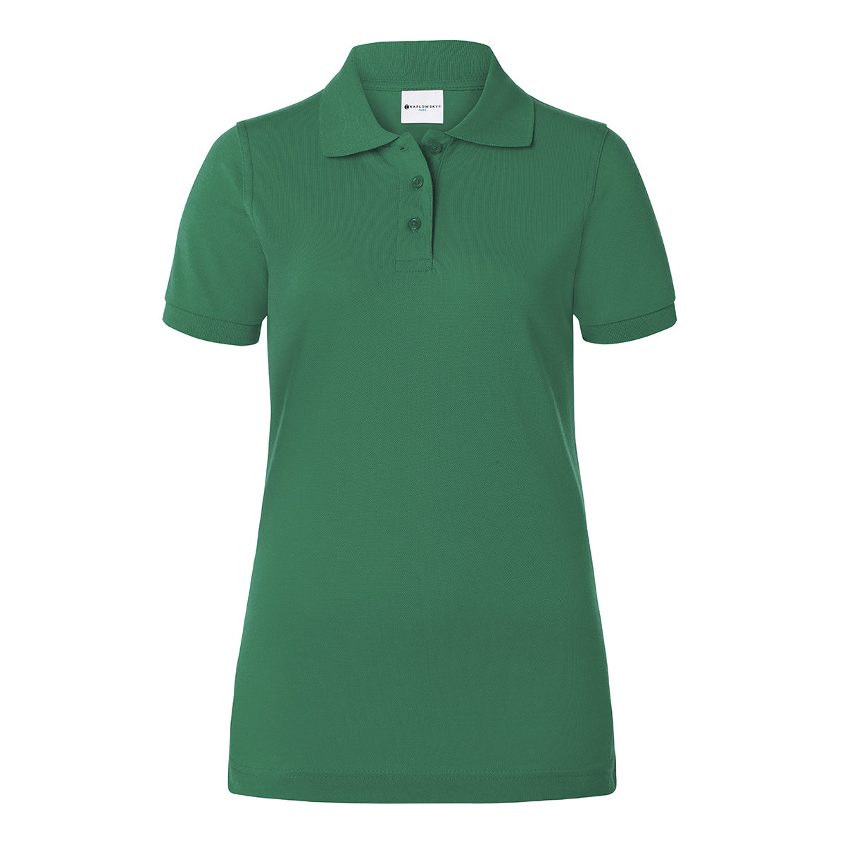 (6 stk) Karlowsky - Workwear Polo Shirt Basic til Damer - Skovgrøn - Størrelse: M