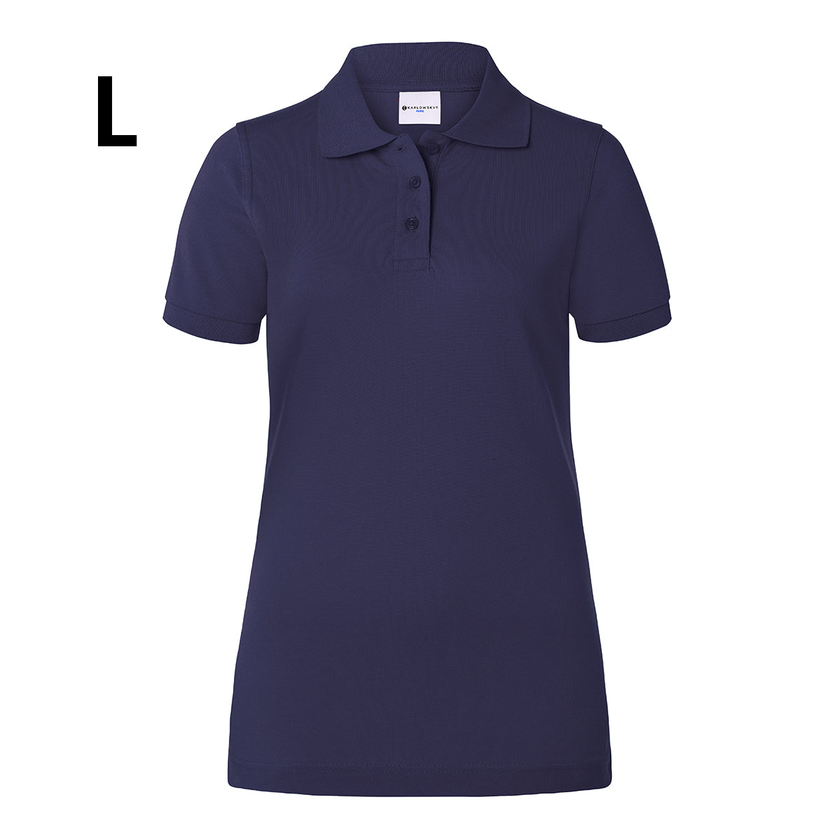 (6 stk) Karlowsky - Workwear Polo Shirt Basic til Damer - Marineblå - Størrelse: XL