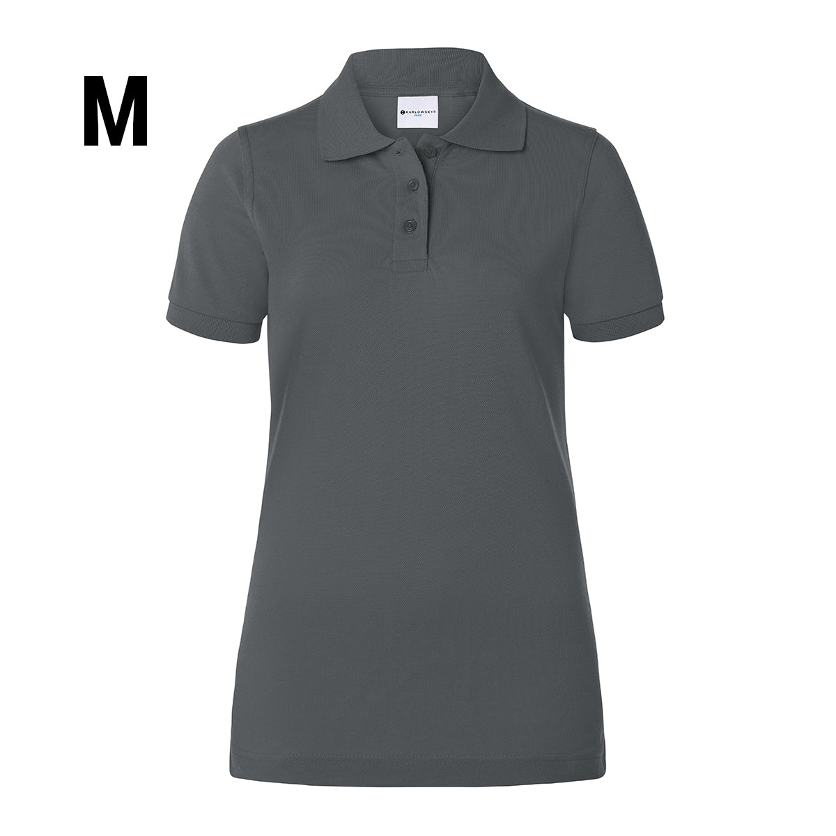 (6 stk) Karlowsky - Workwear Polo Shirt Basic til Damer - Antracit - Størrelse: M