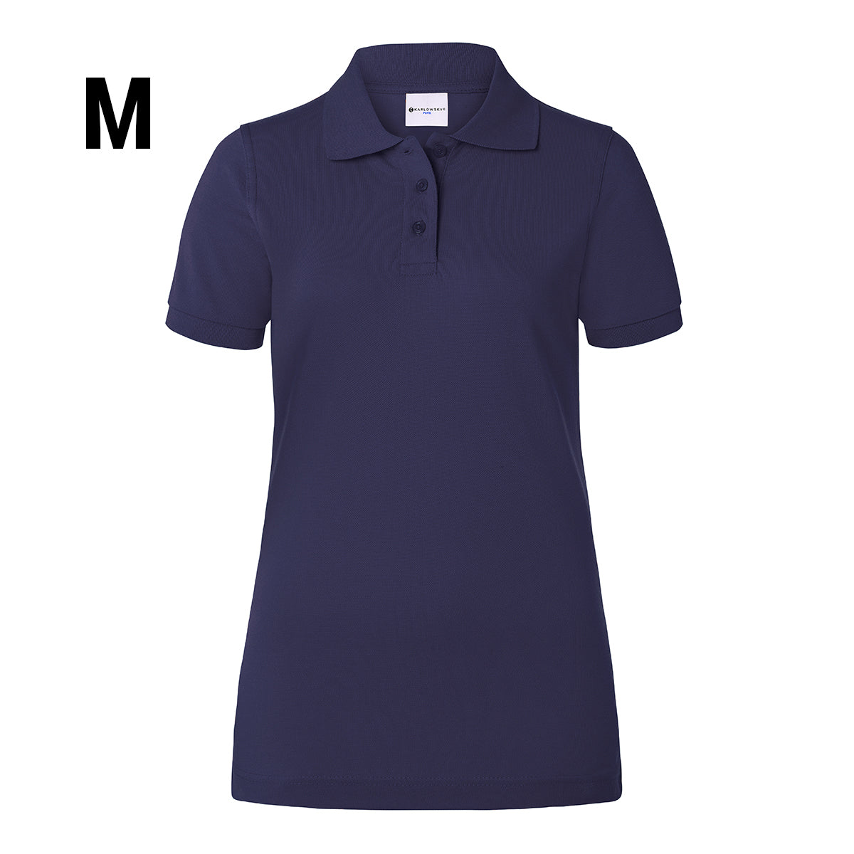 (6 stk) Karlowsky - Workwear Polo Shirt Basic til Damer - Marineblå - Størrelse: M