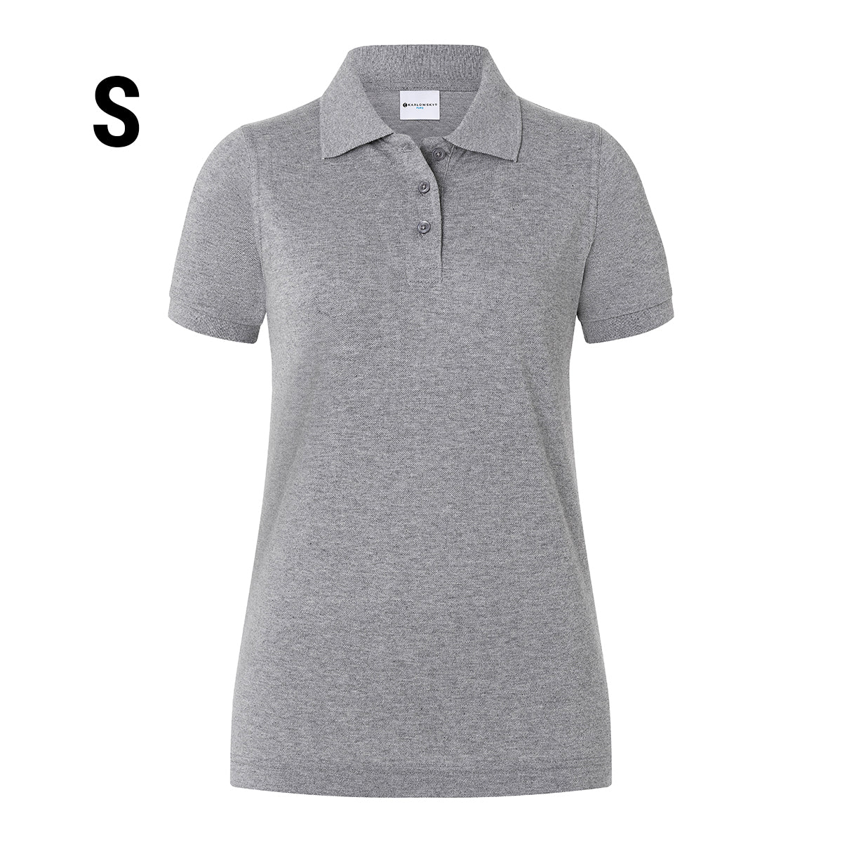 (6 stk) Karlowsky - Workwear Polo Shirt Basic til Damer - Lysegrå - Størrelse: S