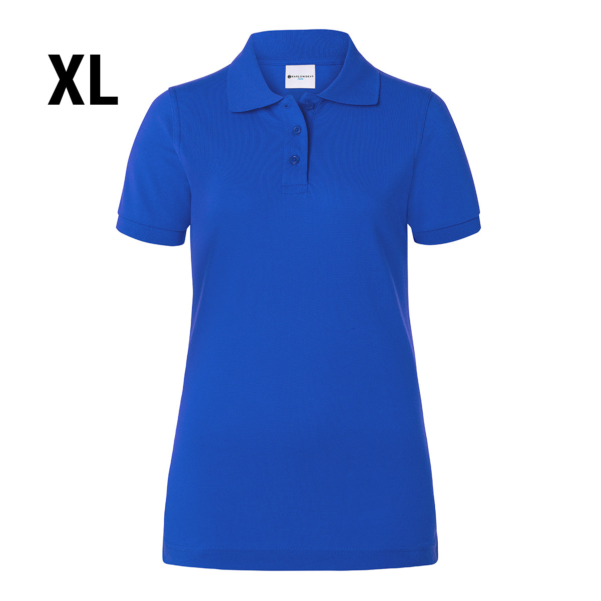 (6 stk) Karlowsky - Workwear Polo Shirt Basic til Damer - Blå - Størrelse: XL