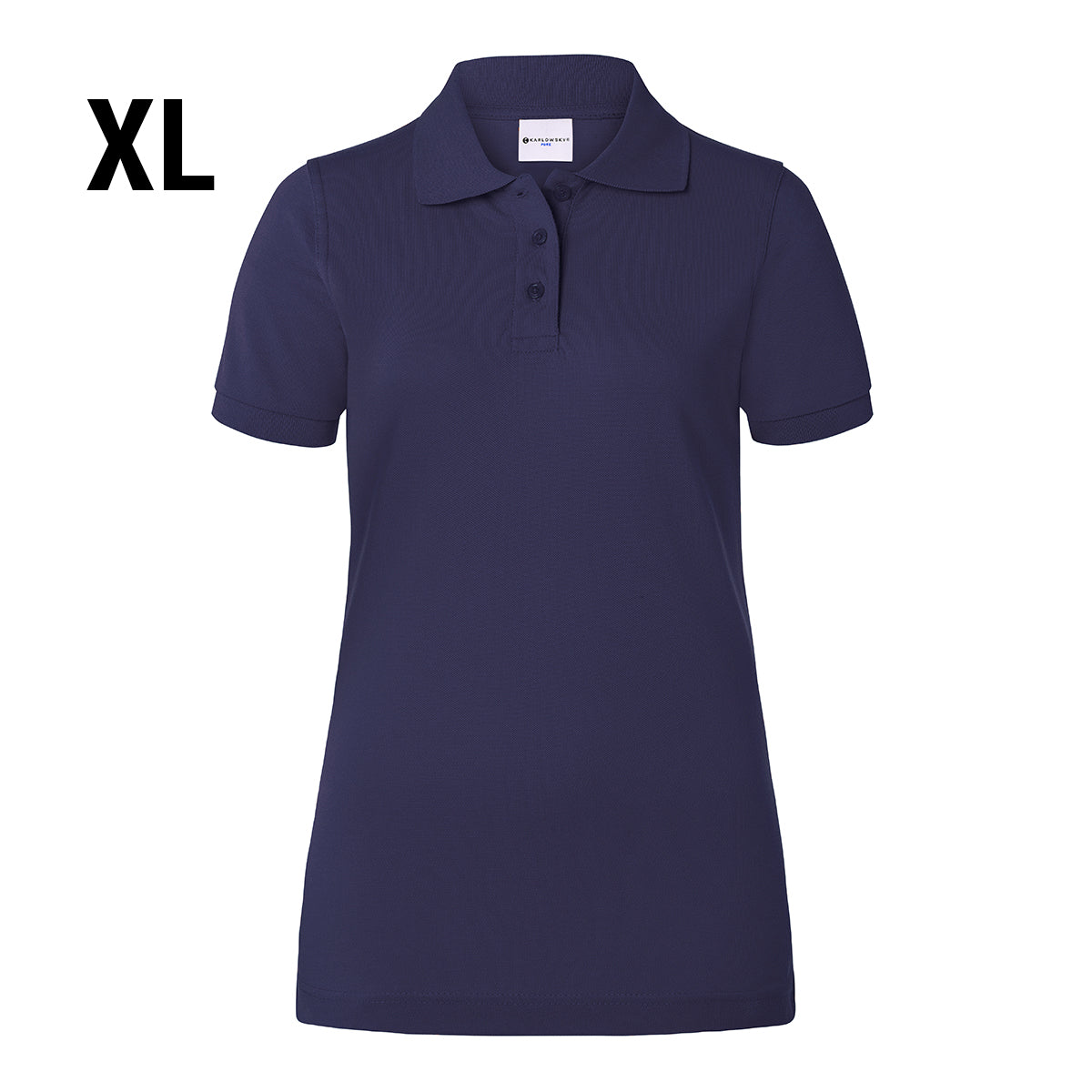 (6 stk) Karlowsky - Workwear Polo Shirt Basic til Damer - Marineblå - Størrelse: XL