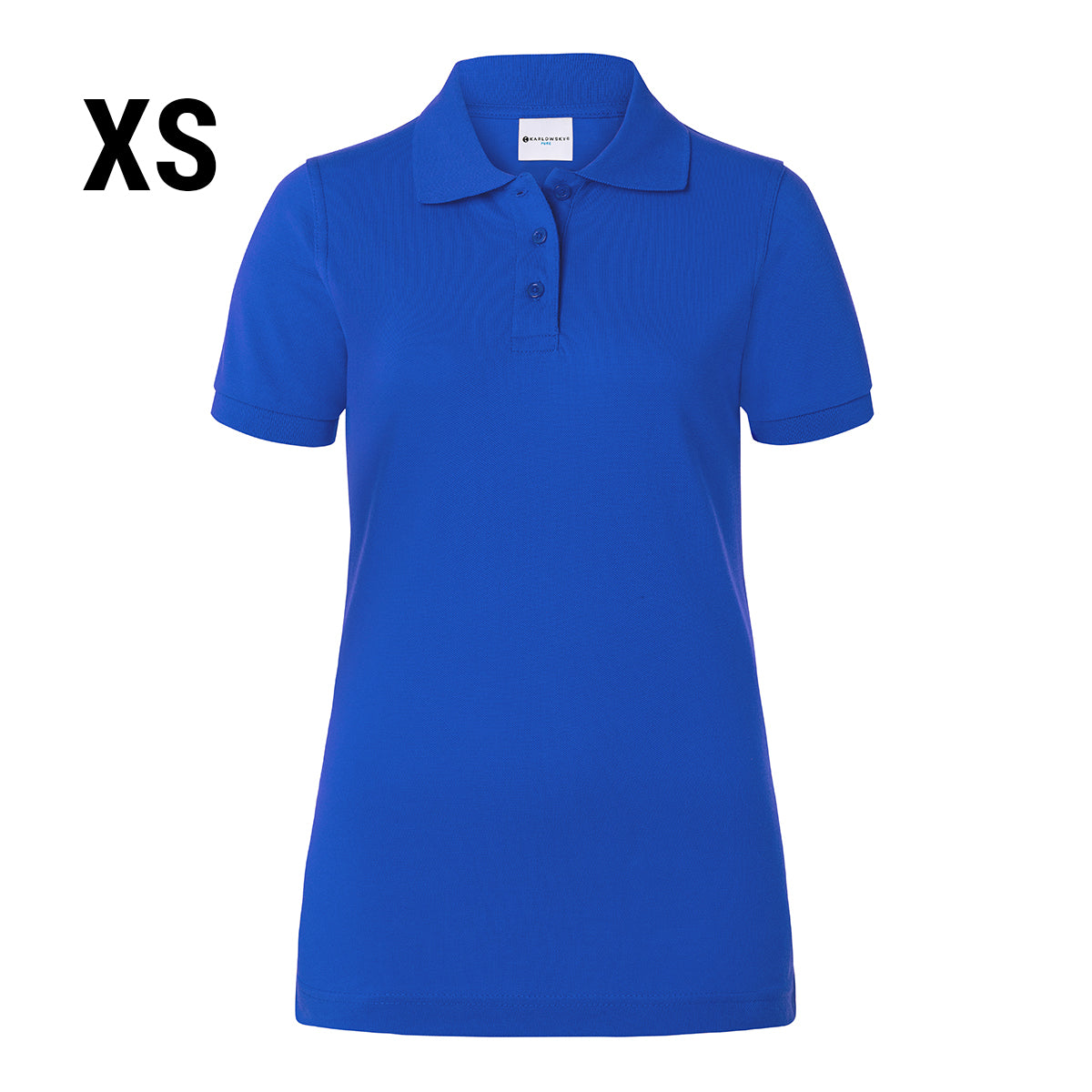 (6 stk) Karlowsky - Workwear Polo Shirt Basic til Damer - Blå - Størrelse: XS