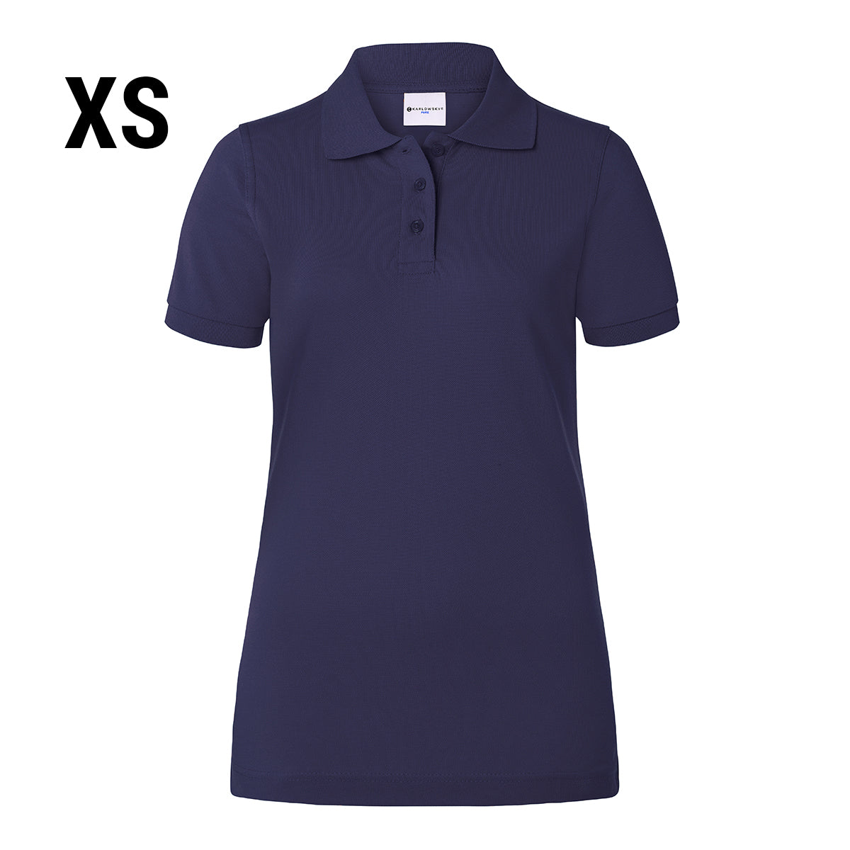 (6 stk) Karlowsky - Workwear Polo Shirt Basic til Damer - Marineblå - Størrelse: XS