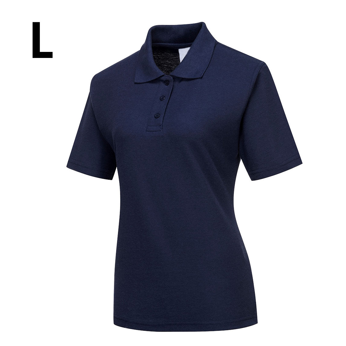 Poloshirt til damer - Marine blå - Størrelse: L