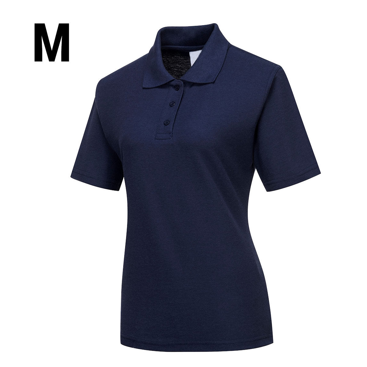 (5 stk.) Poloshirt til damer - Navy - Størrelse: M