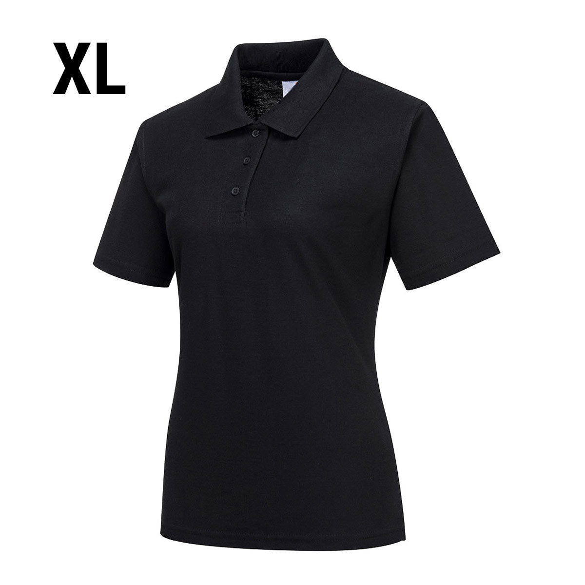 Poloshirt til damer - Sort - størrelse: XL