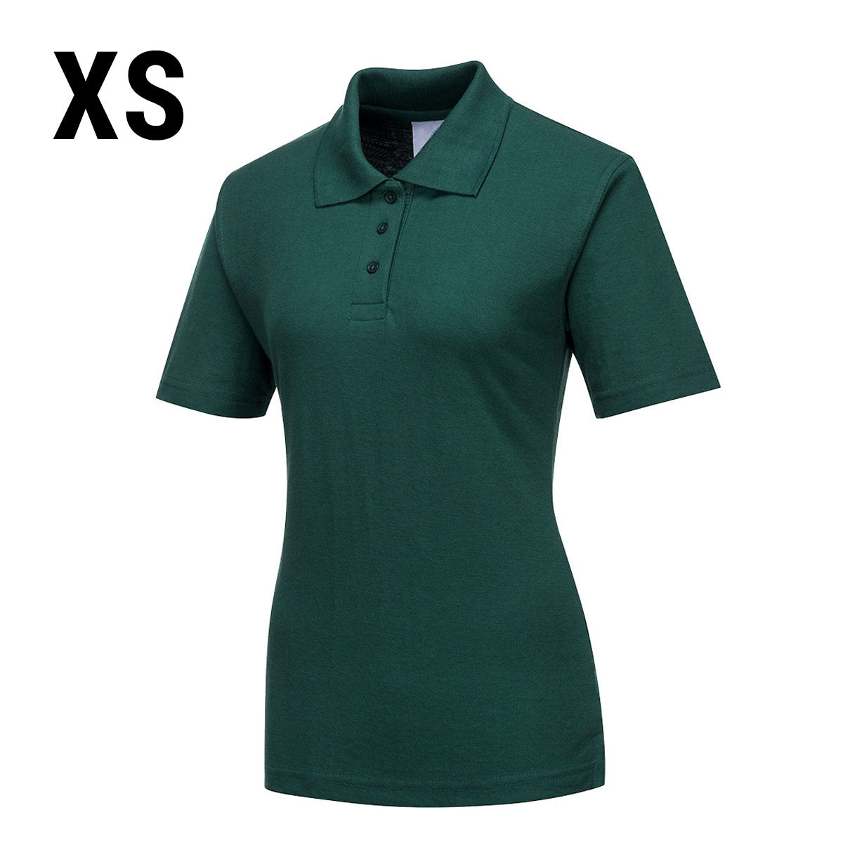 Poloshirt til damer - Flaske grøn - Størrelse: XS