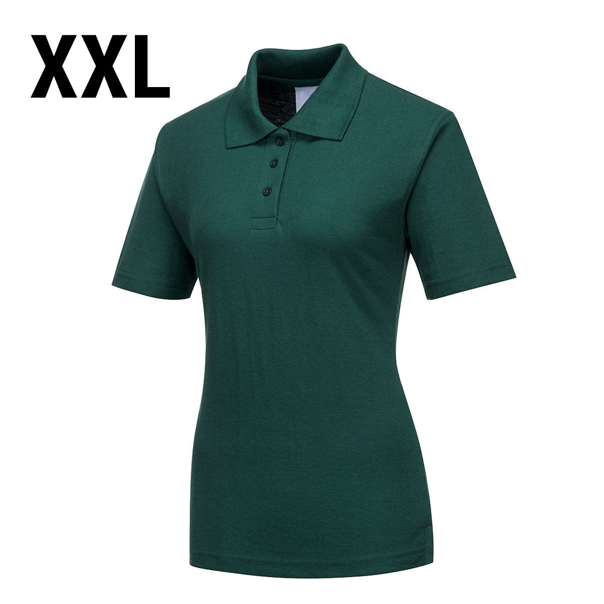 Poloshirt til damer - Flaske grøn - Størrelse: XXL