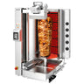 Elektrisk Robot kebabgrill – 5 brændere – maks. 120 kg